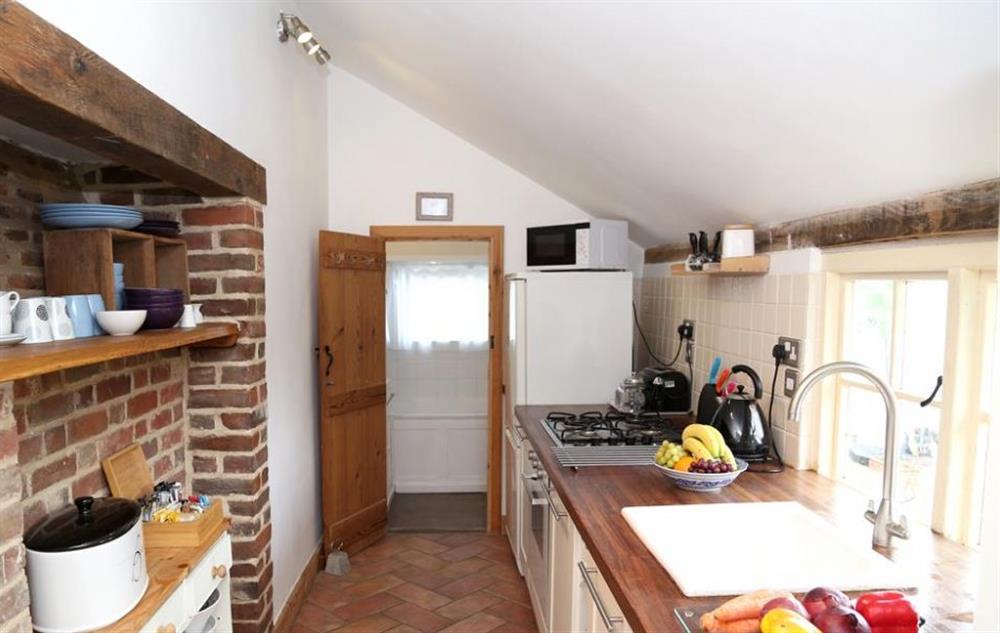 The kitchen at Box Cottage, Eastling, Kent