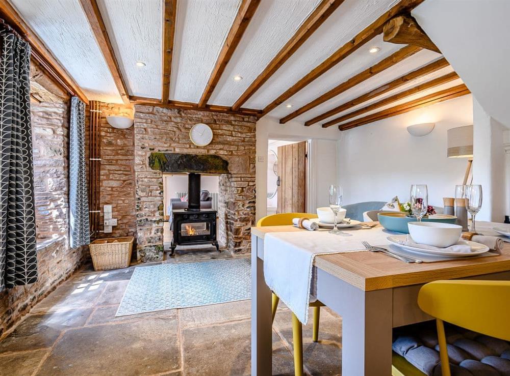 Dining Area at Box Tree Cottage in Blakeney, near Lydney, Gloucestershire