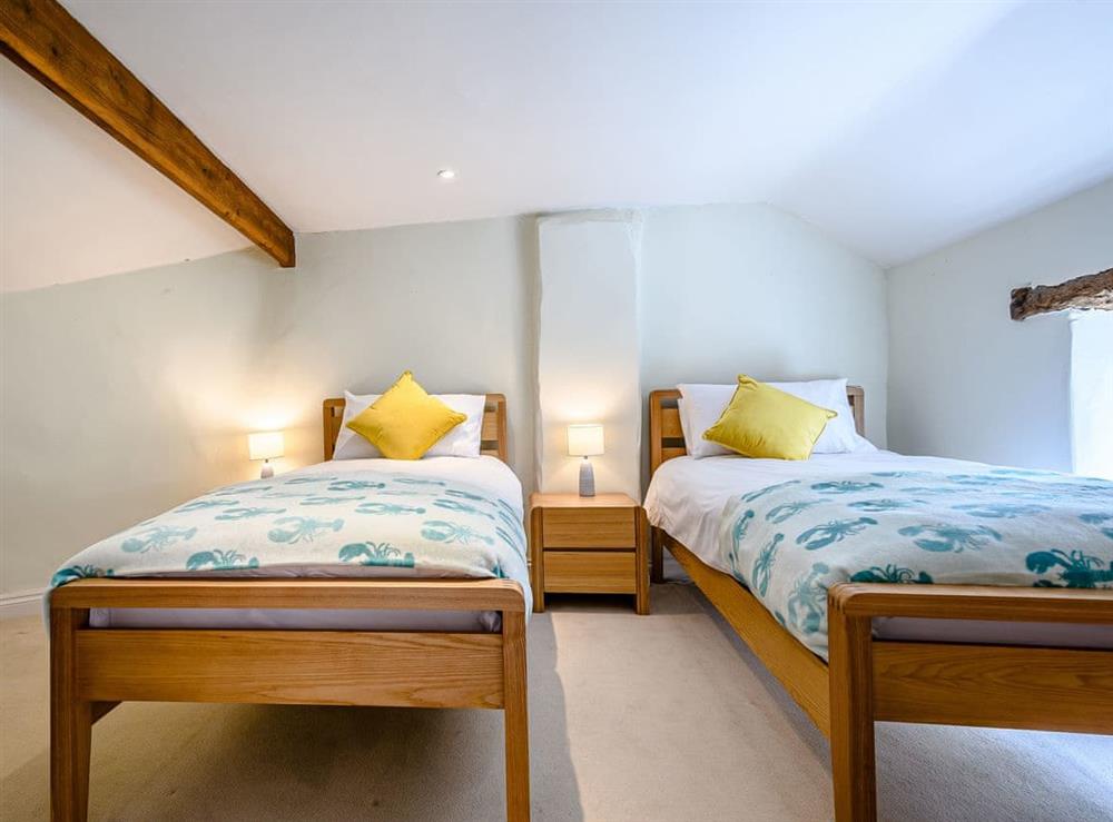 Twin bedroom at Box Tree Cottage in Blakeney, near Lydney, Gloucestershire