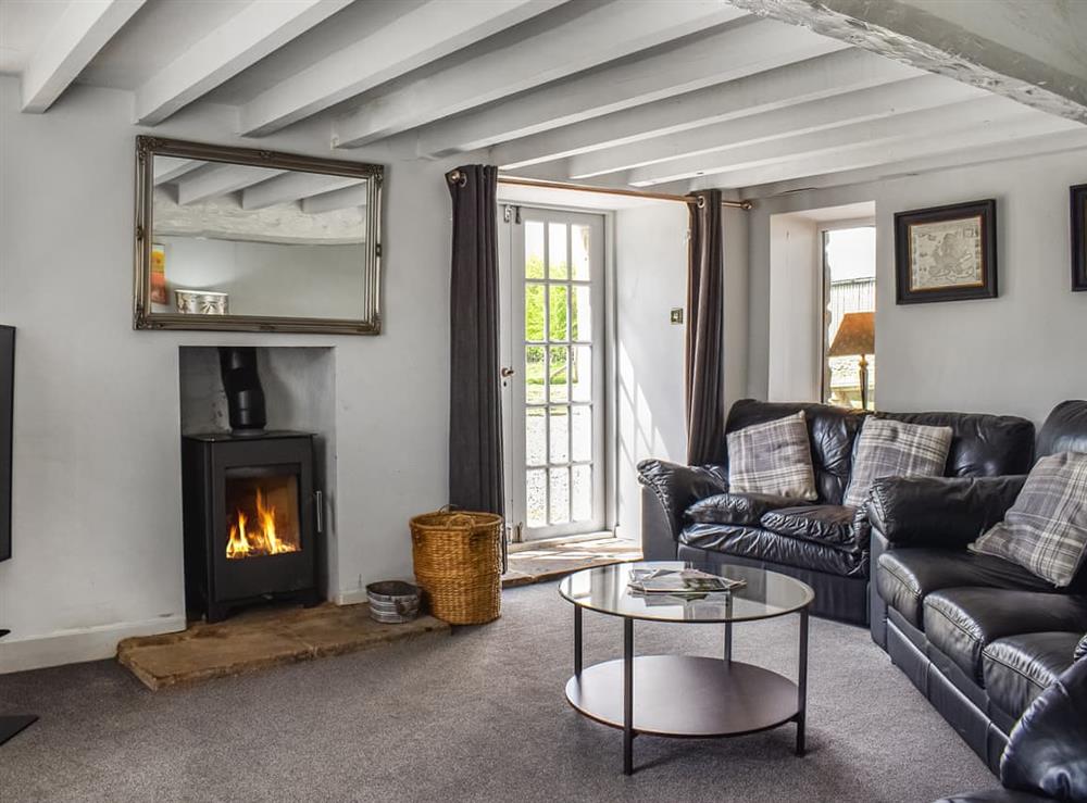 Living area at Box Tree Farmhouse in Carnforth, Lancashire