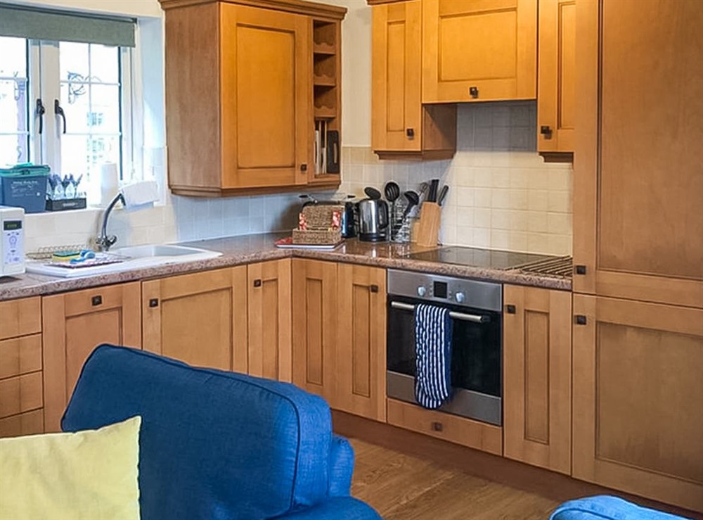 Kitchen at Boxkite in Membury, near Axminster, Devon