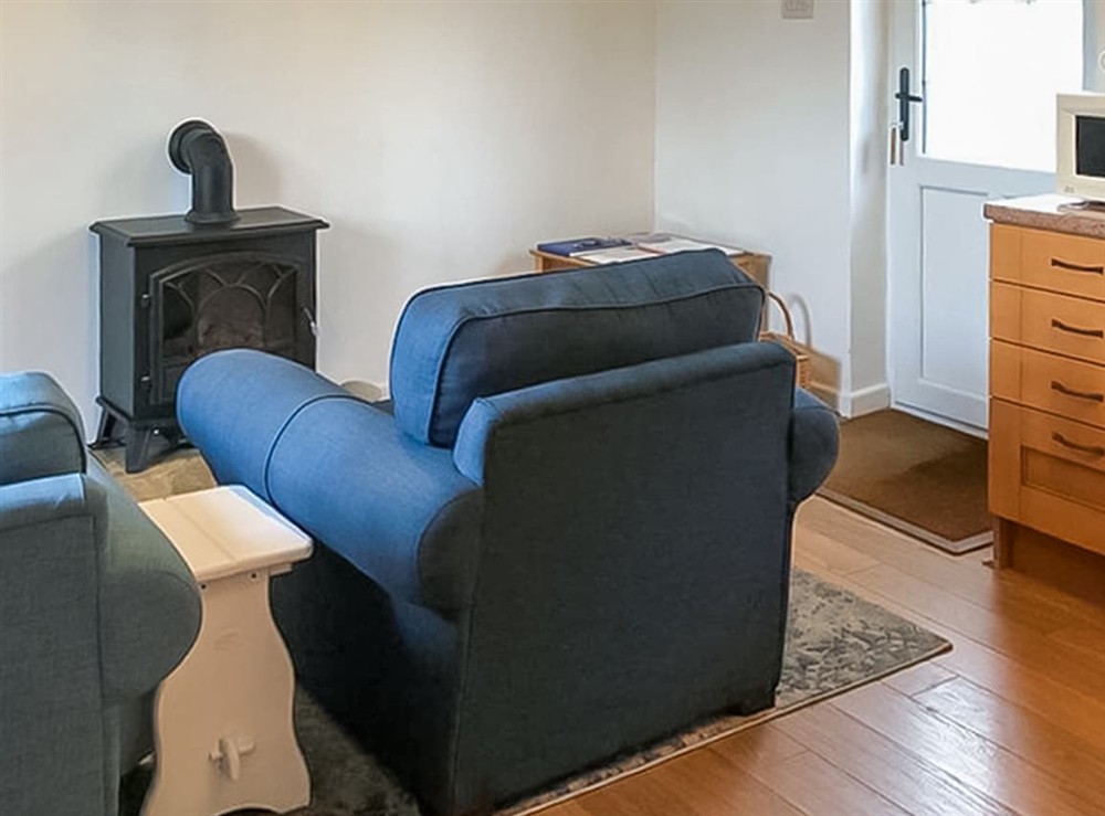 Open plan living space at Boxkite in Membury, near Axminster, Devon
