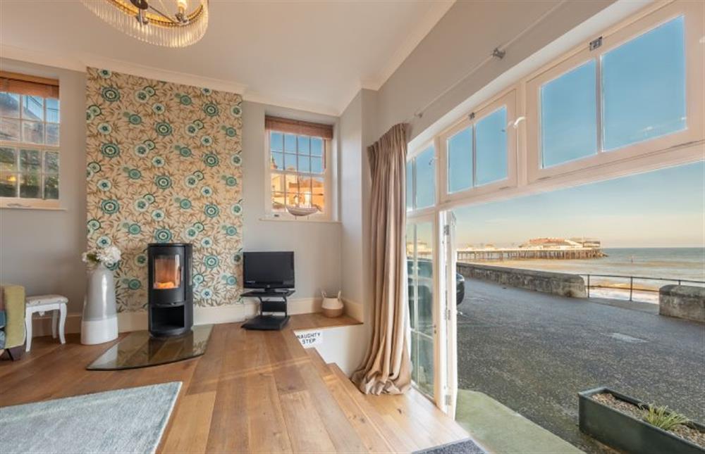 Ground floor: A sitting room on the sea front! at Boycott House, Cromer