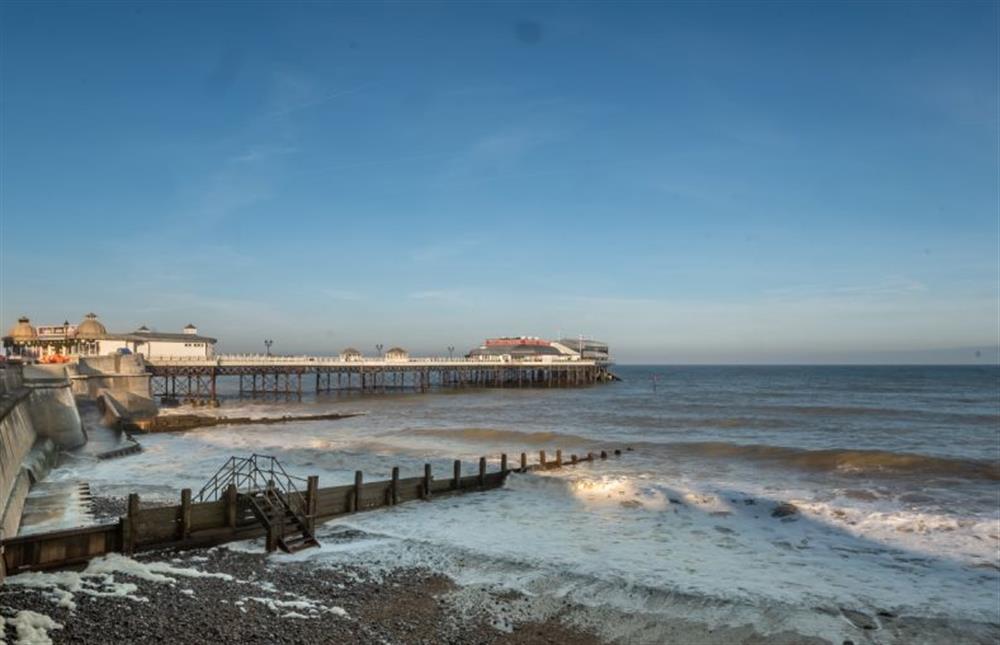 Ground floor: ... across the sea to the pier in the distance at Boycott House, Cromer