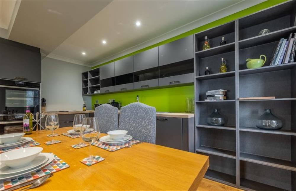 Ground floor: Kitchen with dining area at Boycott House, Cromer