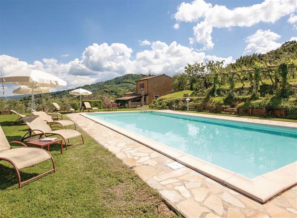 Swimming pool at Bozzanino in Casciana Terme, Italy