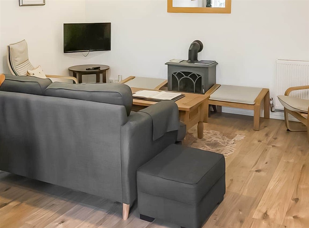 Open plan living space at Brabazon in Membury, Devon