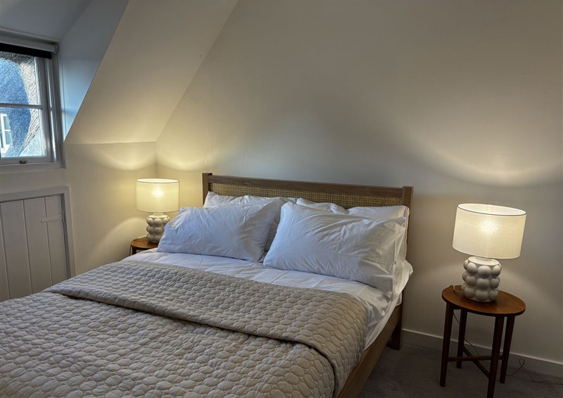 One of the bedrooms at Bracken Cottage, Osmington