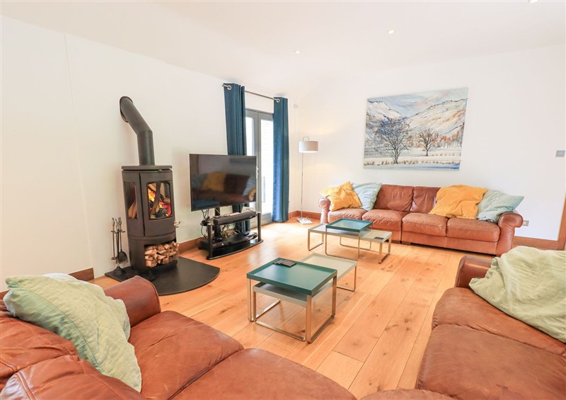 The living area at Bracken Ground, Coniston