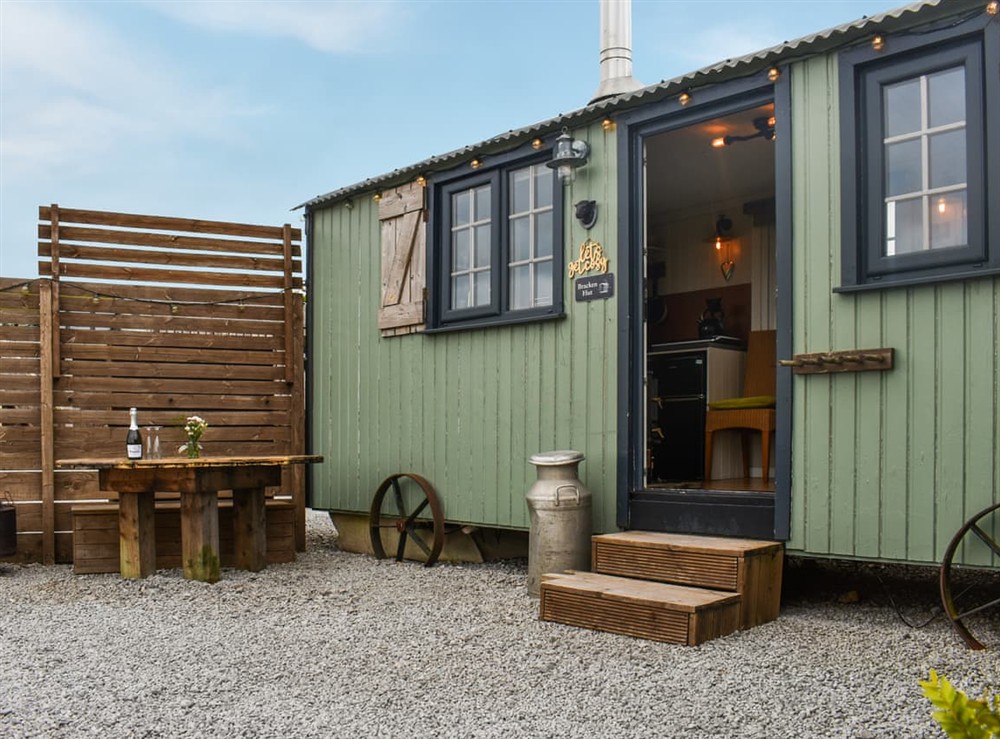 Exterior at Bracken Hut at Copy House Hideaway in Earby, Lancashire