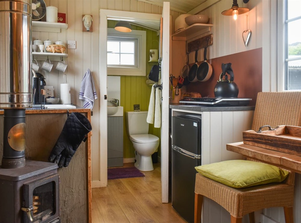 Open plan living space (photo 2) at Bracken Hut at Copy House Hideaway in Earby, Lancashire