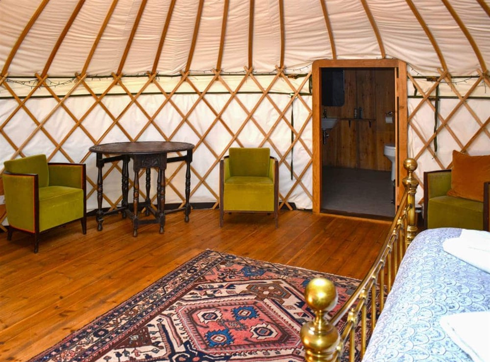 Open plan living space (photo 2) at Bracken Yurt in Beaminster, Dorset