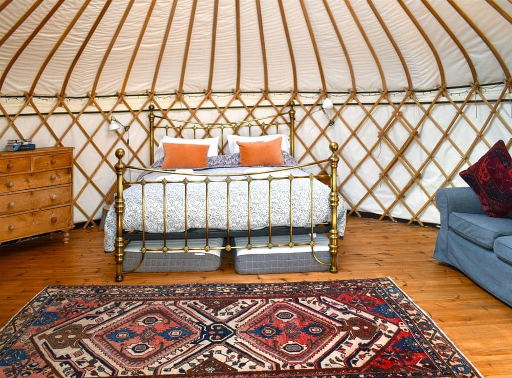 Open plan living space (photo 4) at Bracken Yurt in Beaminster, Dorset