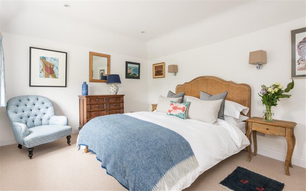 This is a bedroom at Brackens Cottage in Lymington