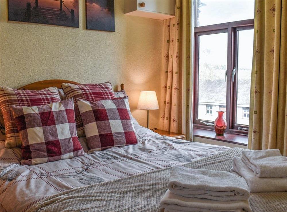 Double bedroom at Keepers Lodge at Brackenthwaite Farm, 