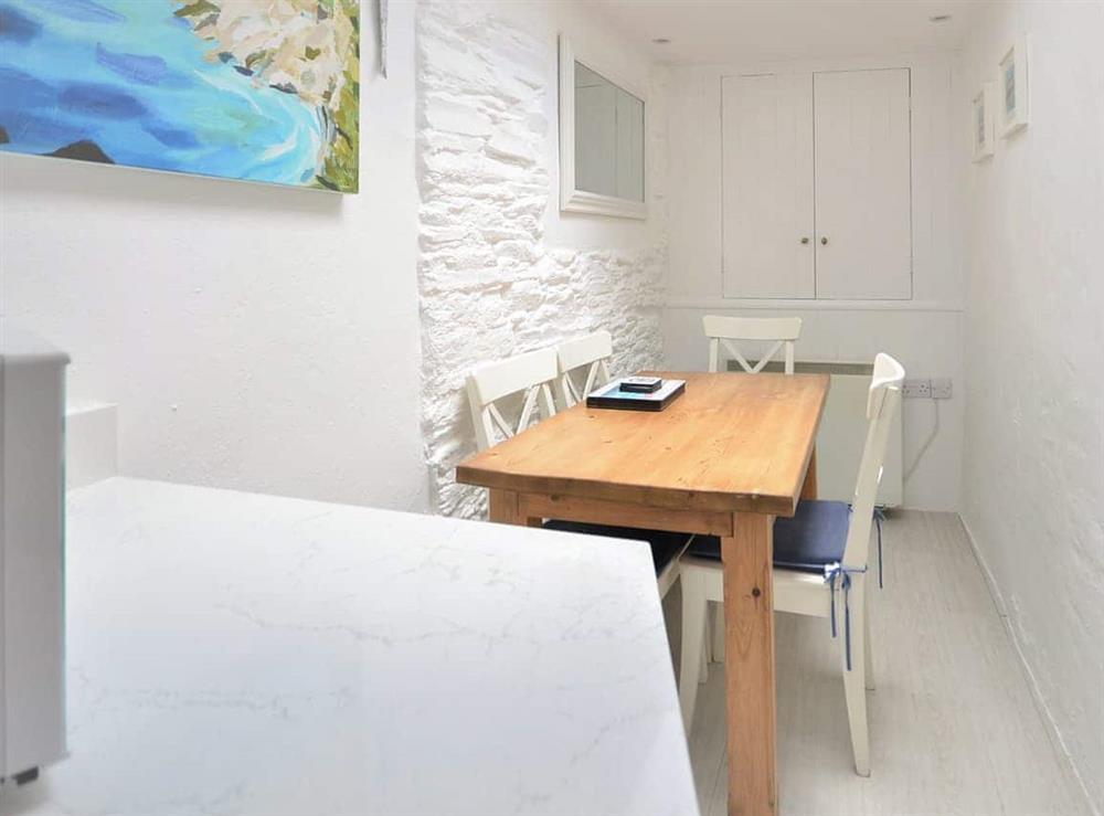 Dining Area at Brackley Cottage in St Mawes, Cornwall