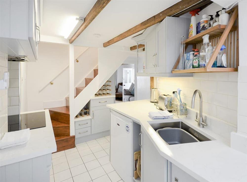 Kitchen at Brackley Cottage in St Mawes, Cornwall