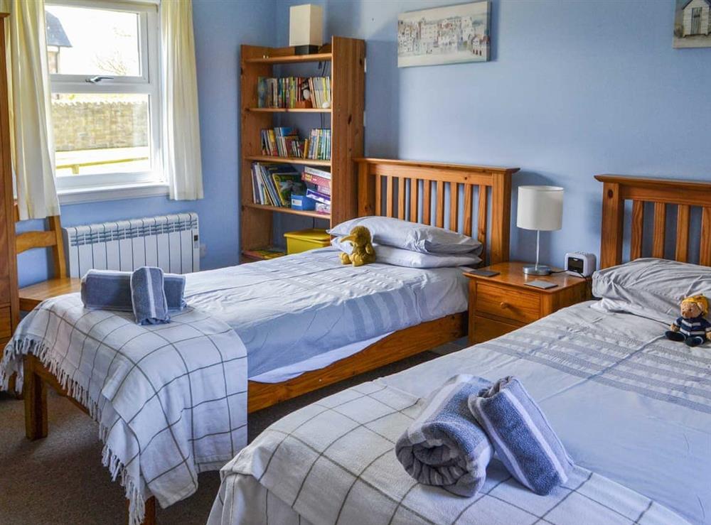 Twin bedroom at Brada View in BAMBURGH, Northumberland