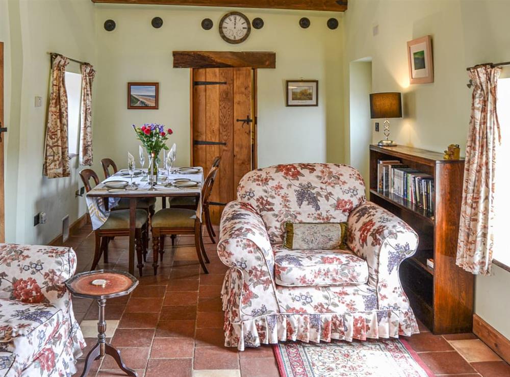 Living room/dining room at Bradcar Farm Cottage in Shropham, near Attleborough, Norfolk
