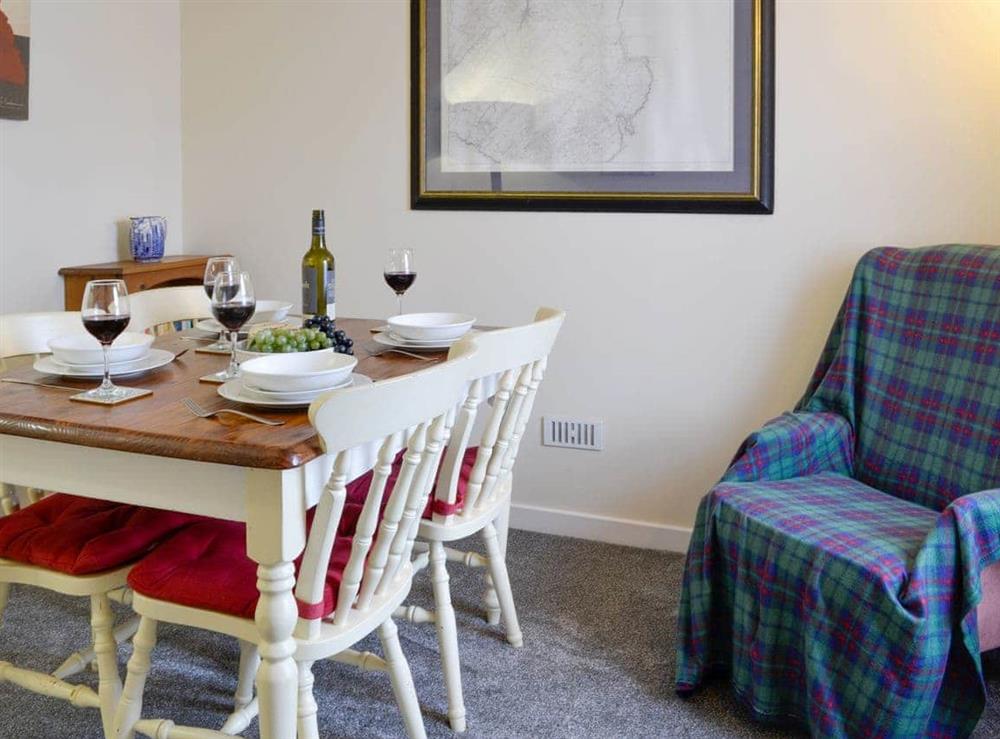 Dining room at Brae Cottage in Newton Stewart, Wigtownshire