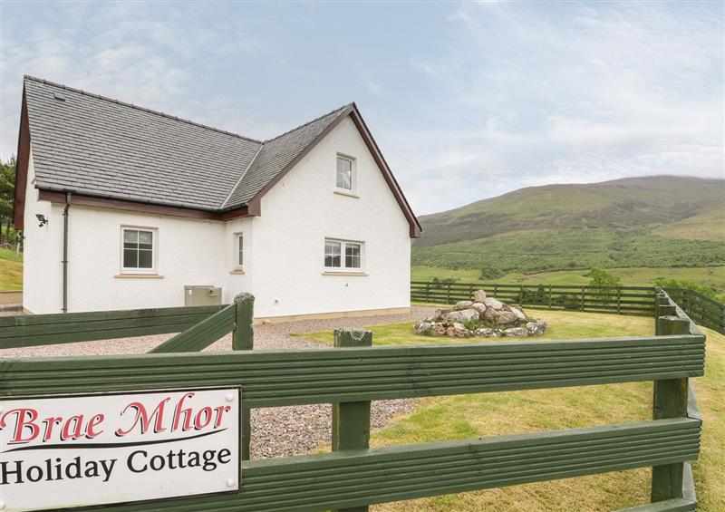 The setting of Brae Mhor Cottage at Brae Mhor Cottage, Fort William