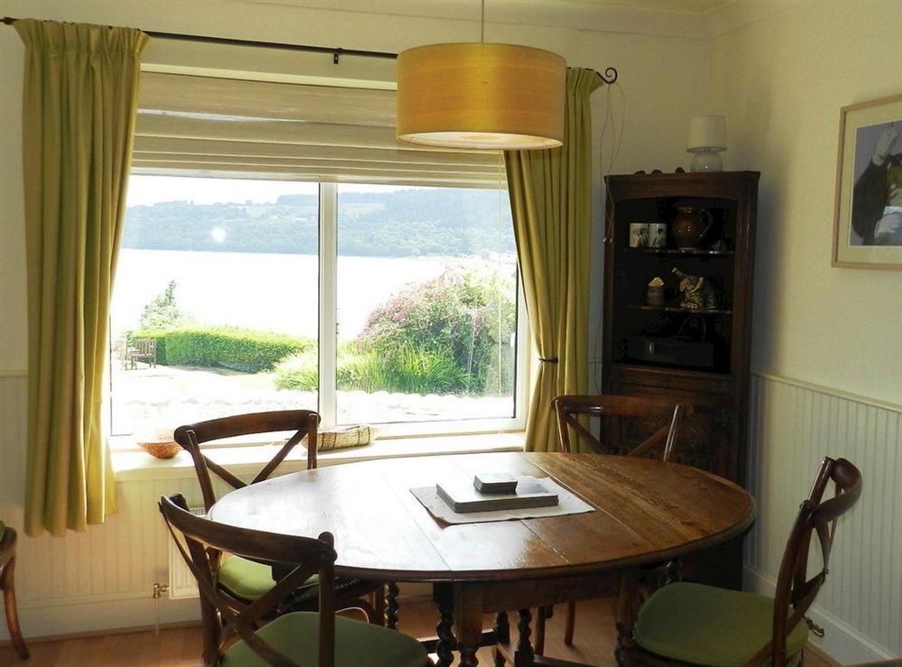Dining Area at Braehead Cottage in Lamlash, Isle of Arran, Scotland