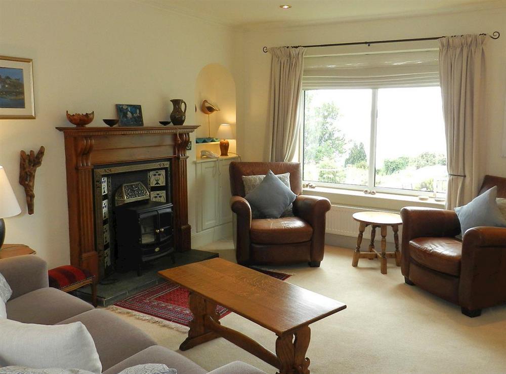 Living room at Braehead Cottage in Lamlash, Isle of Arran, Scotland