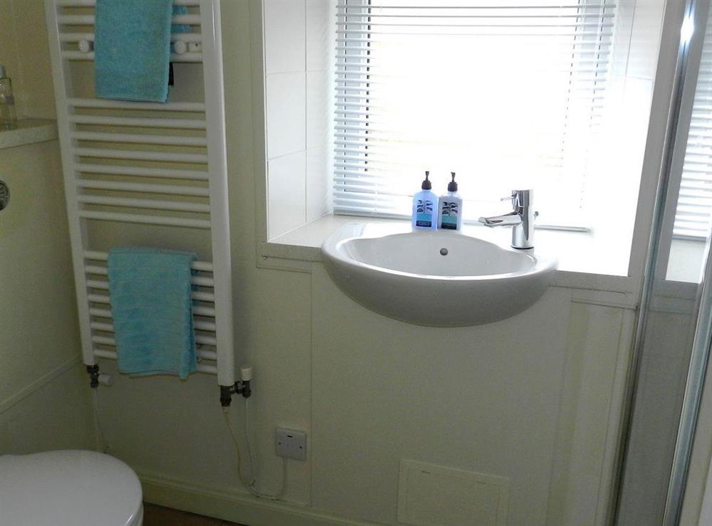 Shower room at Braehead Cottage in Lamlash, Isle of Arran, Scotland