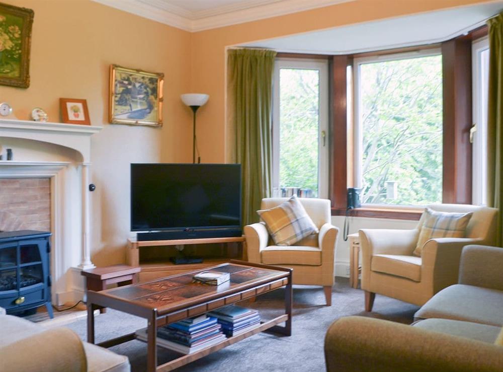 Living room at Braehead in Nairn, near Inverness, Morayshire