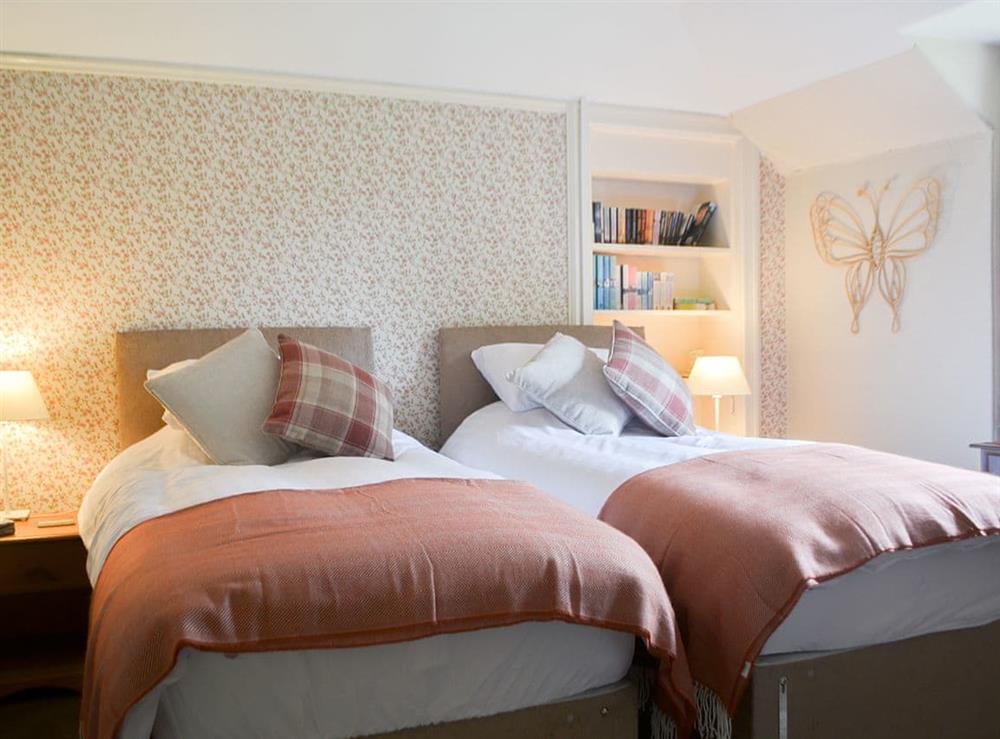 Twin bedroom at Braehead in Nairn, near Inverness, Morayshire