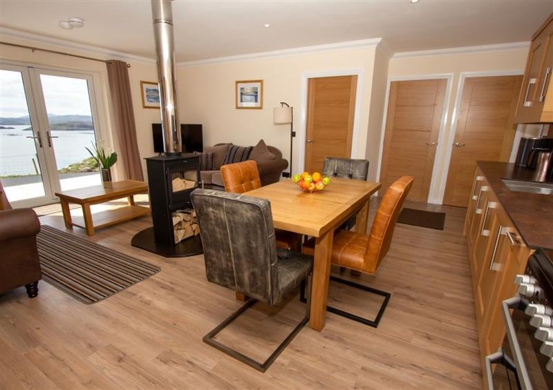 Relax in the living area at Braemore Cottage, Kyles of Scalpay near Tarbert