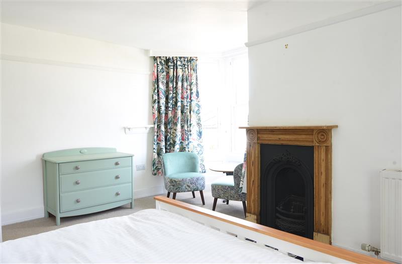 One of the bedrooms at Braeside, Lyme Regis
