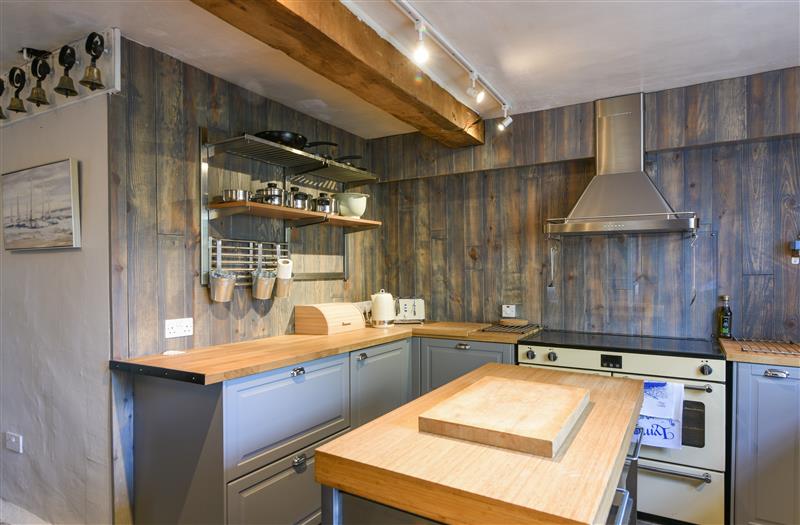 This is the kitchen at Braeside, Lyme Regis