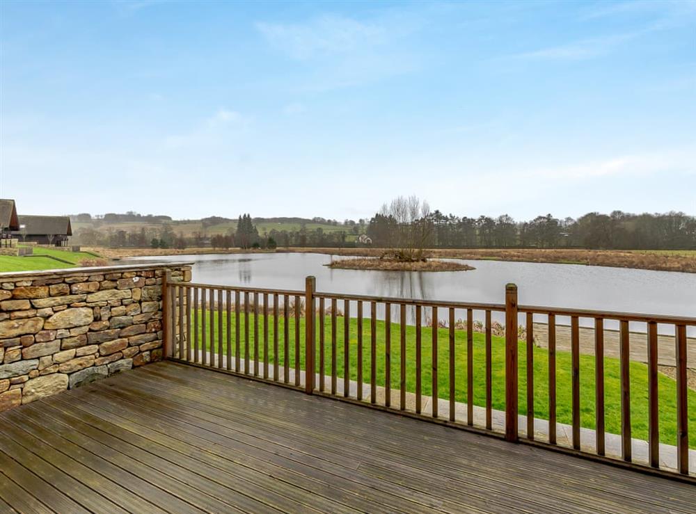Decking at Braewell in West Woodburn, Northumberland