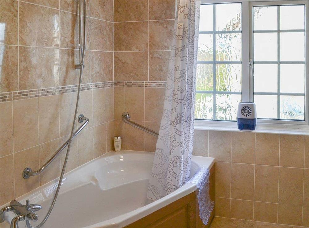 Bathroom at Bramble Cottage in Craster, near Alnwick, Northumberland