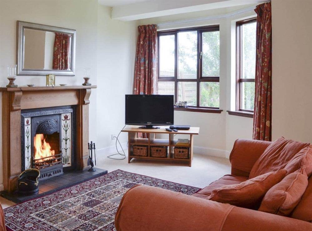 Lovely and welcoming living room at Bramble Cottage in Meigle, Perthshire