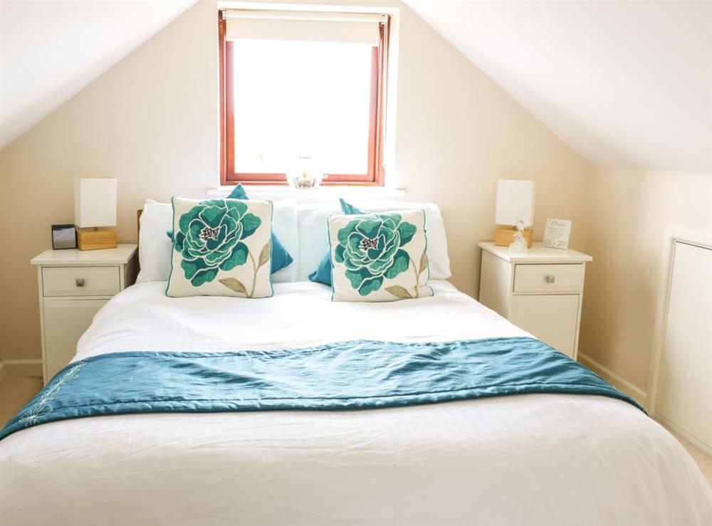 Double bedroom at Bramble Cottage in Newquay, Cornwall