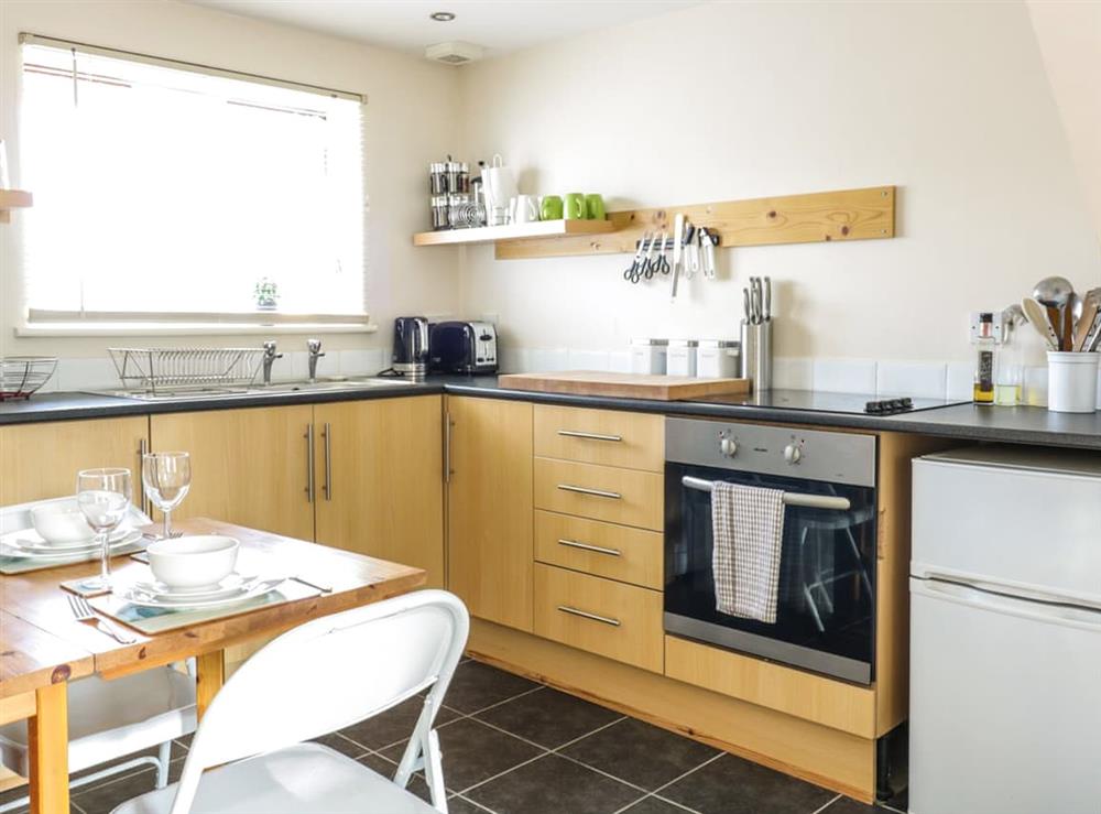 Kitchen/diner at Bramble Cottage in Newquay, Cornwall