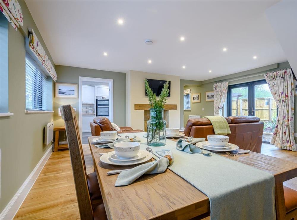 Dining Area at Bramble cottage in South Cerney, near Cirencester, Gloucestershire