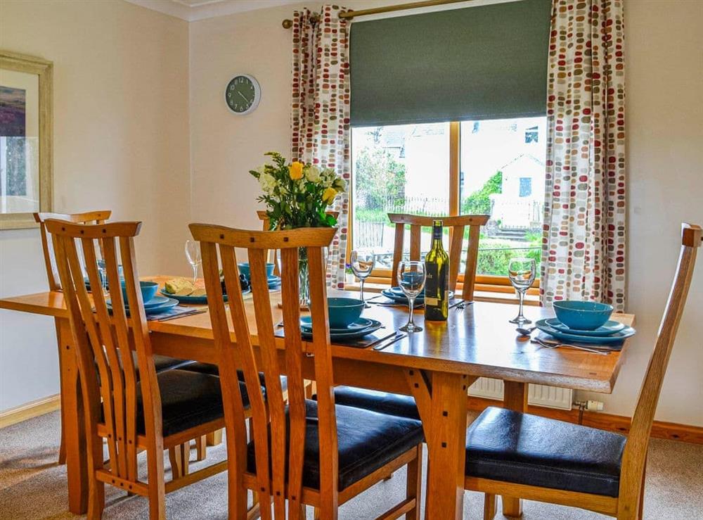 Dining Area at Bramble Cottage in St John’s Town of Dalry, Kirkcudbrightshire
