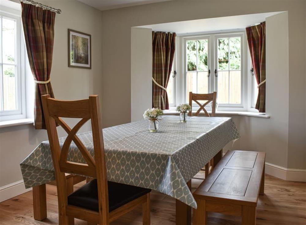 Dining room at Bramble House in Assington, near Sudbury, Suffolk