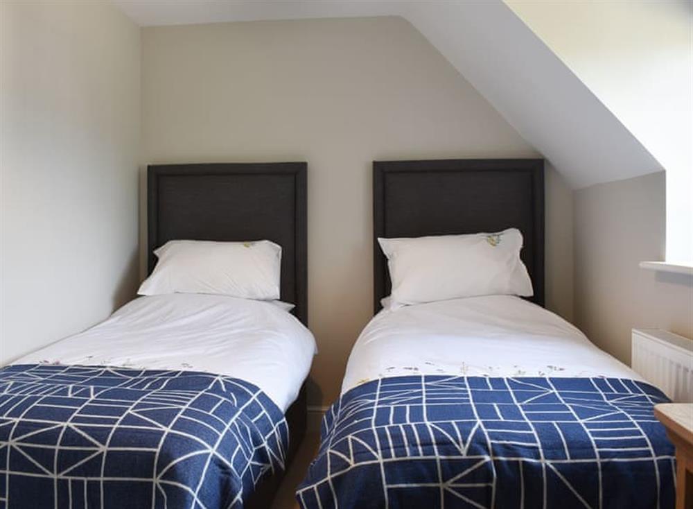 Twin bedroom at Bramble House in Assington, near Sudbury, Suffolk
