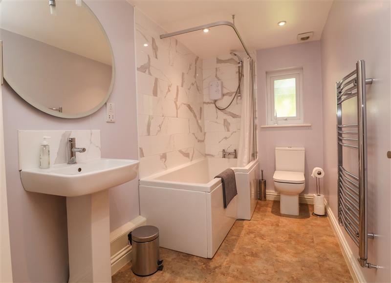 This is the bathroom at Bramble Lodge, Cuddington