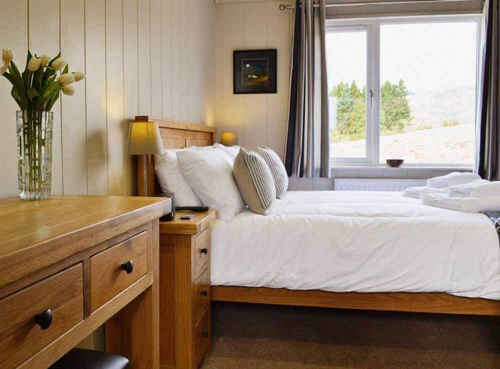 Double bedroom at Bramble Lodge in Fort Augustus, Inverness-Shire