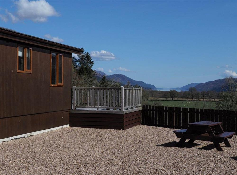 Outdoor area at Bramble Lodge in Fort Augustus, Inverness-Shire