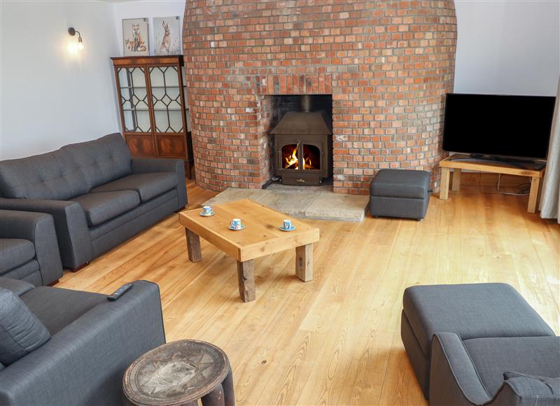Enjoy the living room at Brambleberry Barn, Halton Holegate near Spilsby