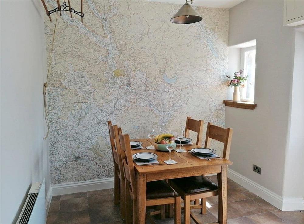Convenient dining area within large kitchen/diner at Brambledene in Hebden, near Grassington, North Yorkshire
