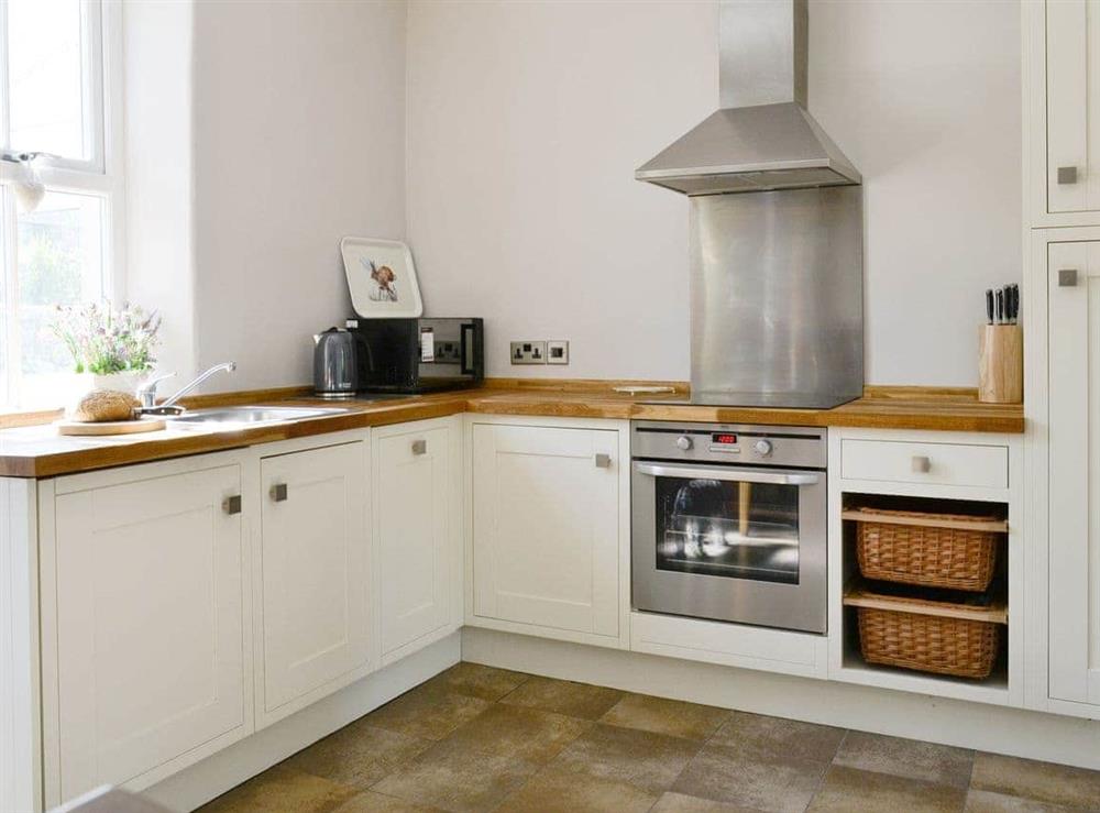 Fully appointed fitted kitchen at Brambledene in Hebden, near Grassington, North Yorkshire