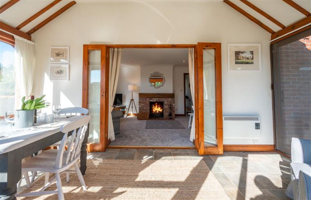 Ground floor: Looking back to the sitting room from the dining room at Brambles, Brancaster Staithe near Kings Lynn