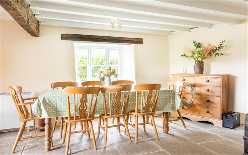 Plenty of space to dine at Bramley Cottage in Sherford